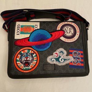 Authentic Gucci Night Courier Messenger Bag